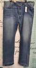 Levi's 501 Mens Original Fit Blue Jeans Button Fly Straight Leg 42 X 32 Stretch — photo 7