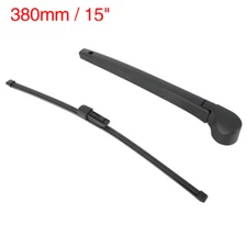 Rear Windshield Wiper Blade Arm Set for VW Tiguan for Leon SC - 15inch 2018-2023