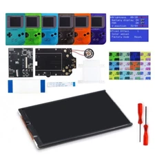 HISPEEDIDO Gameboy DMG IPS Backlight LCD kit w/Pre-cut shell speaker