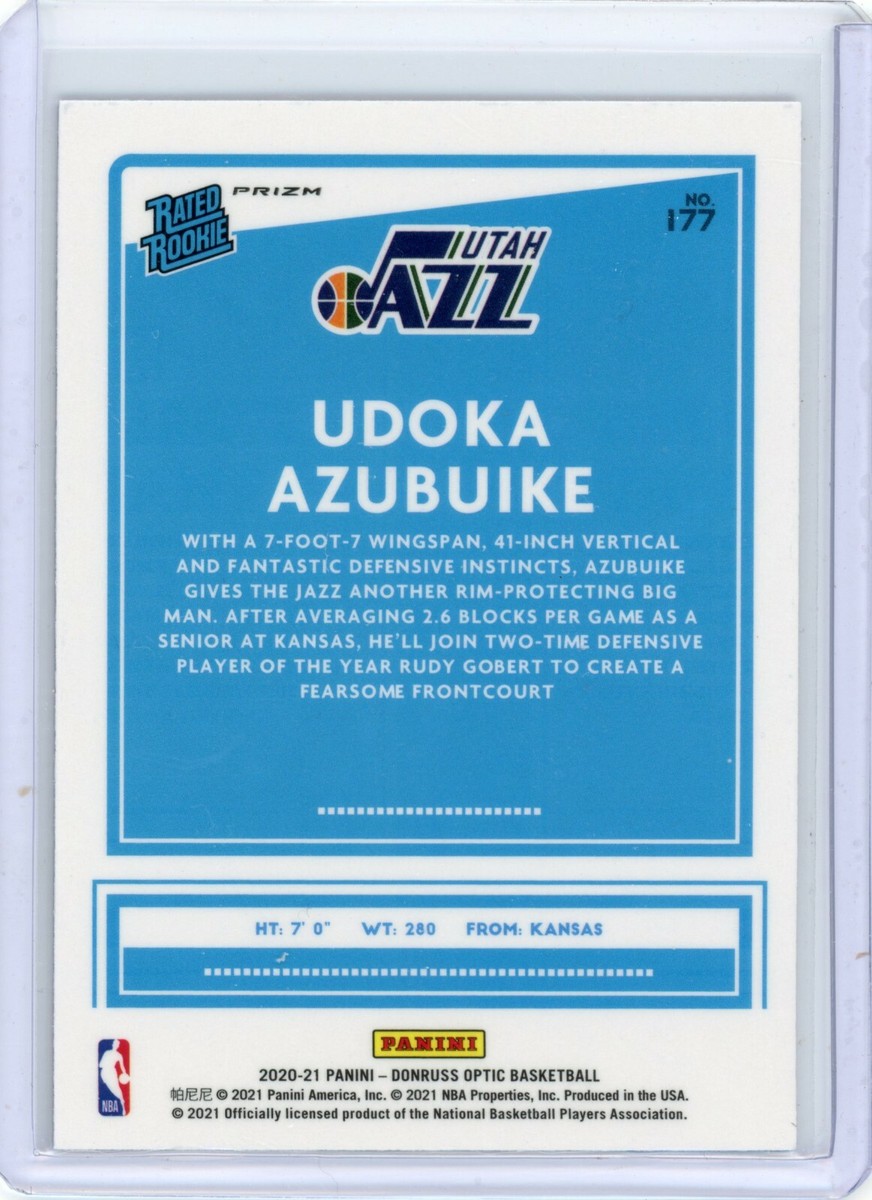 2020-21 Panini Donruss Optic - Rated Rookie Udoka Azubuike
