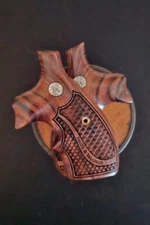 Smith & Wesson K/L Round HOGUE® Bantam Dragonscales/FlatTop All Wood Species