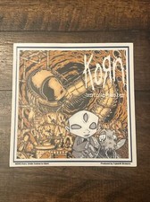 KORN vtg sticker Decal 2002 Show Concert Promo Rare Vinyl 5.5 Logo Untouchables