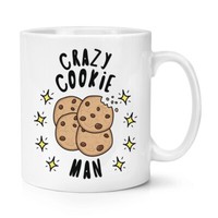 VerrüCkte Cookie Mann Stars 284Ml Becher Tasse Lustiger Witz Essen Lover Schoko