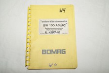 BOMAG Tandem Vibrationswalze 100AD 1985 Bedienungsanweisung Wartungsvorschrift