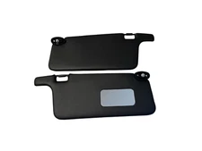 Fit For Honda Civic 1996-2001 Interior Sunvisor Pair LHD Black 2pcs