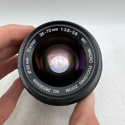 Vivitar MC Macro F2.8-3.8 35-70mm Nikon AI-S Mount Lens - SLR/Mirrorless Cameras