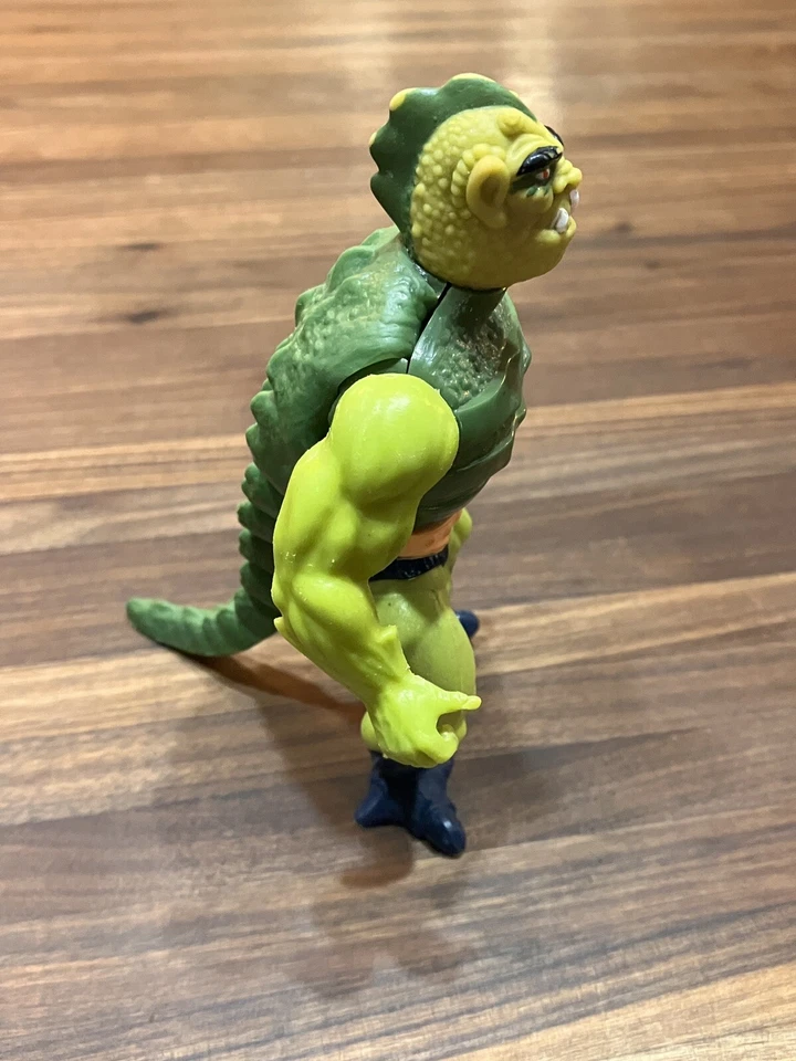 Whiplash, Figura He-Man Masters of the Universe 1983, Green Tail Lizard Man, MOTU Foto 2 de 4