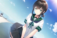 Anime Girls Ai Art Kantai Collection Fubuki  Gaming Mat Desk 10823