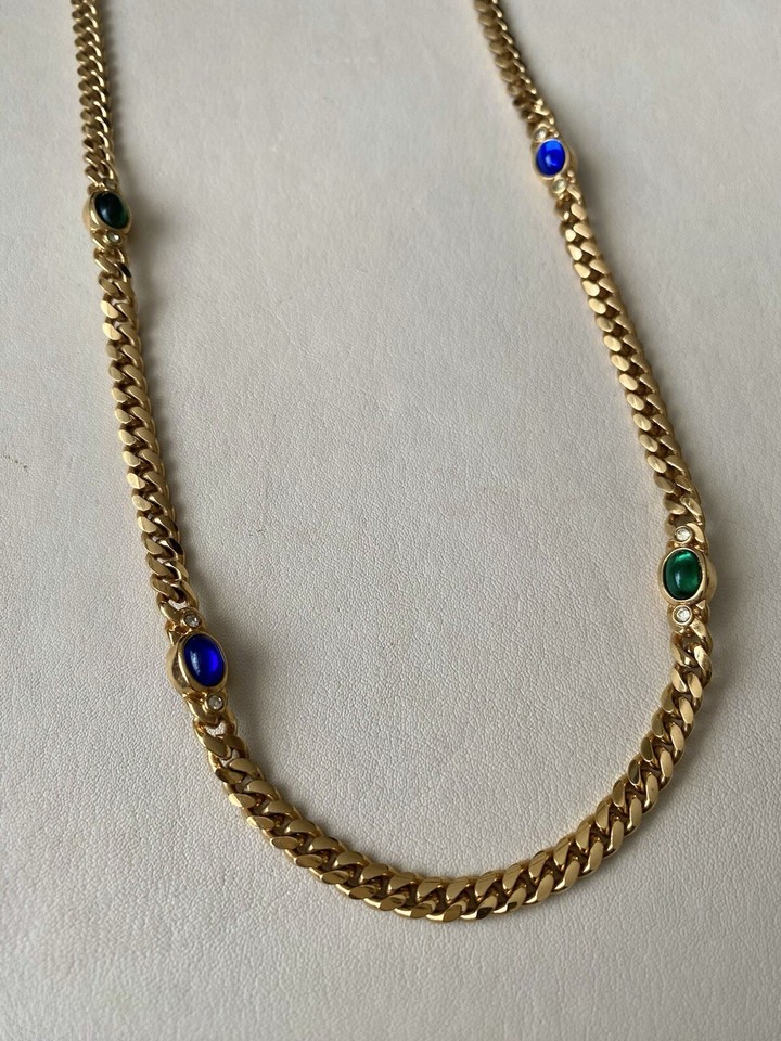 Vintage Retro Puccini Canada Gold Necklace Costume Jewellery eBay