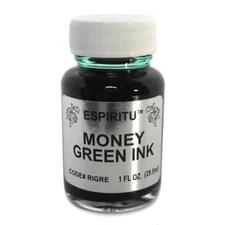 Money Green Ink by Espritu NEW 1 oz Bottle of Ritual Spell Money-Drawing Ink