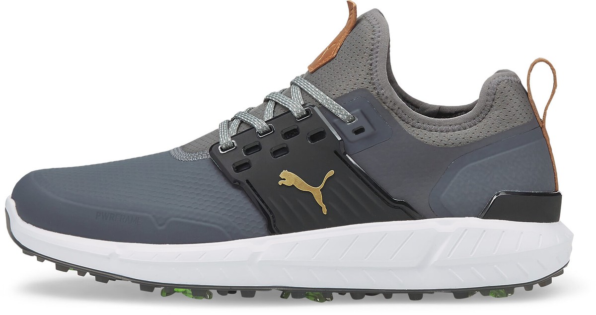 Puma Ignite Articulate Golf Shoes 376078-03 Quiet Shade/Gold