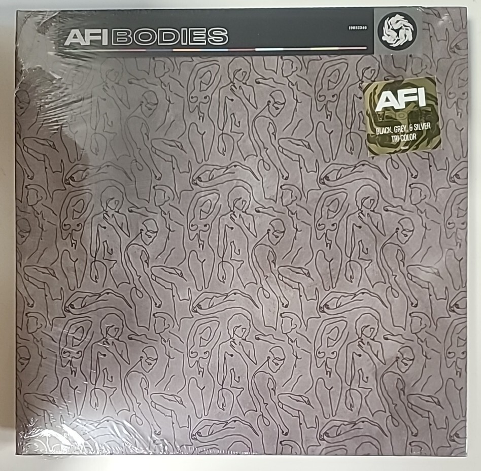 Корпуса AFI - Черная, серая, серебристая трехцветная виниловая пластинка LP 12 - НОВАЯ запечатанная