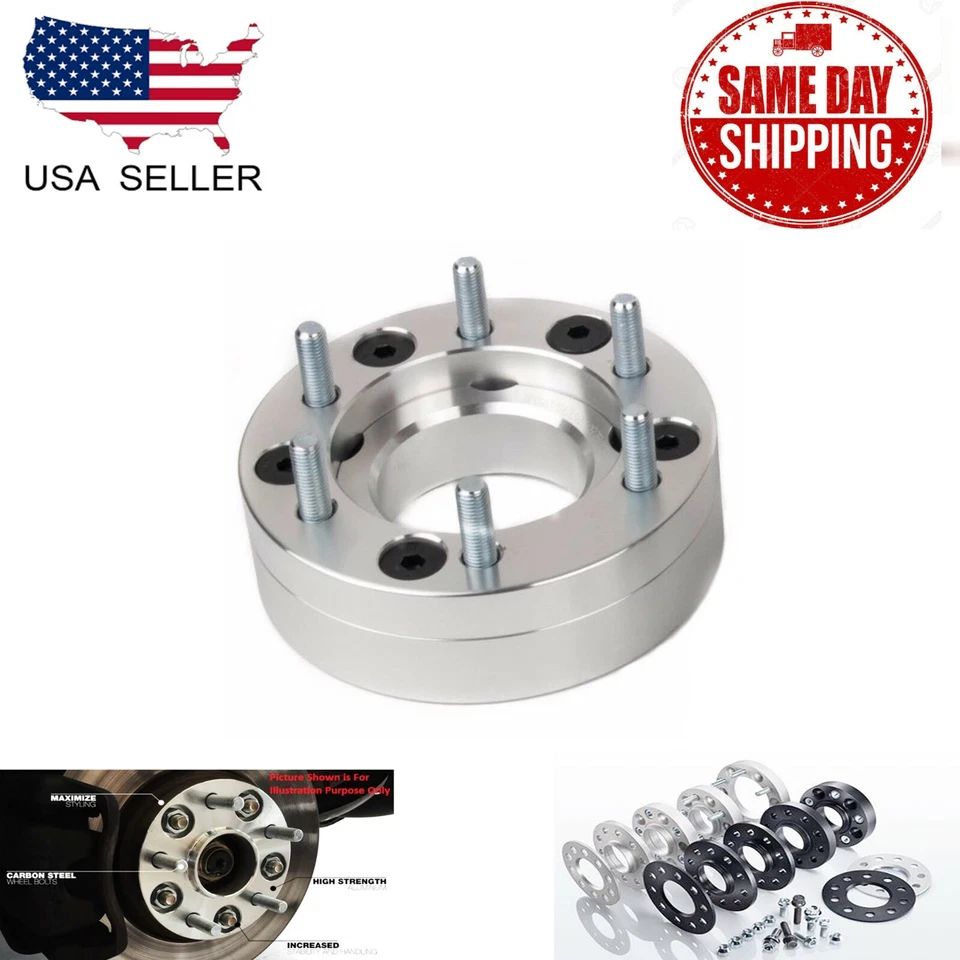 4 PIEZAS ADAPTADORES DE CONVERSIÓN CADILLAC CHEVY GMC 6X5.5 A 5X4.5 DE 2" DE ESPESOR DE 6 A 5 Foto 3 de 4