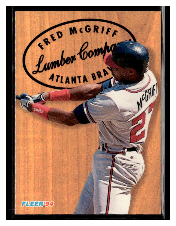1994 Fleer Lumber Company #7 Fred McGriff