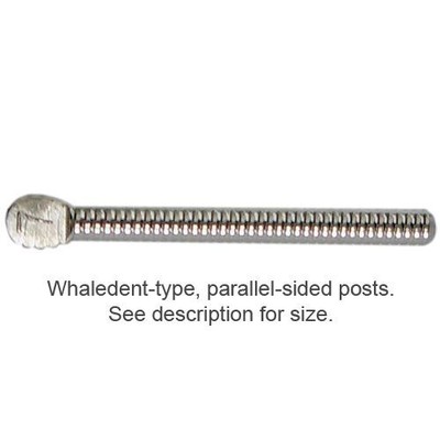 Johnson-Promident #3 Whaledent-Type Titanium Posts, 10/pk