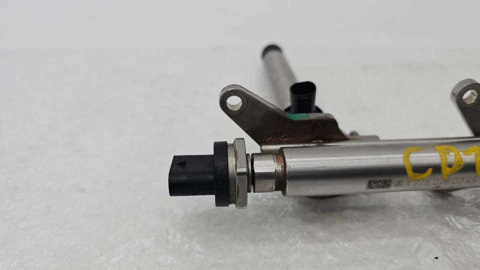 Mercedes-Benz W212 E350 2010-2016 3,5 L V6 riel inyector de combustible de gasolina con inyector OEM Foto 3 de 4