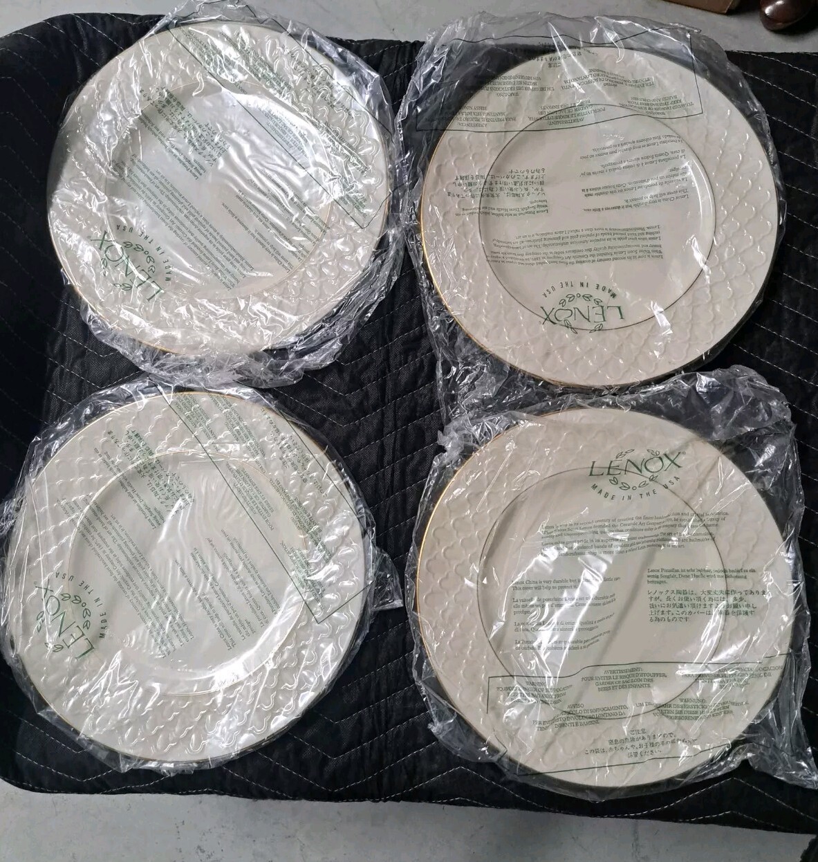 Lenox Jacquard Gold 10-7/8