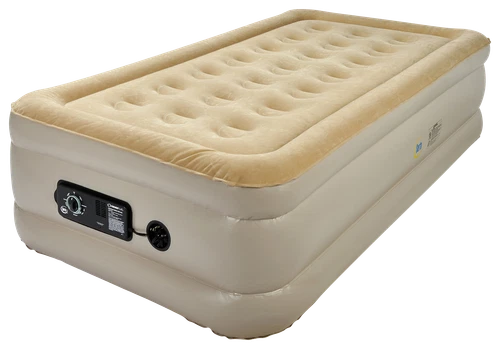 Serta Raised-Height Twin Air Mattress with Built-In AC Air Pump