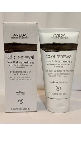 New Aveda Color Renewal Color & Shine Treatment COOL BROWN 5oz/150ml