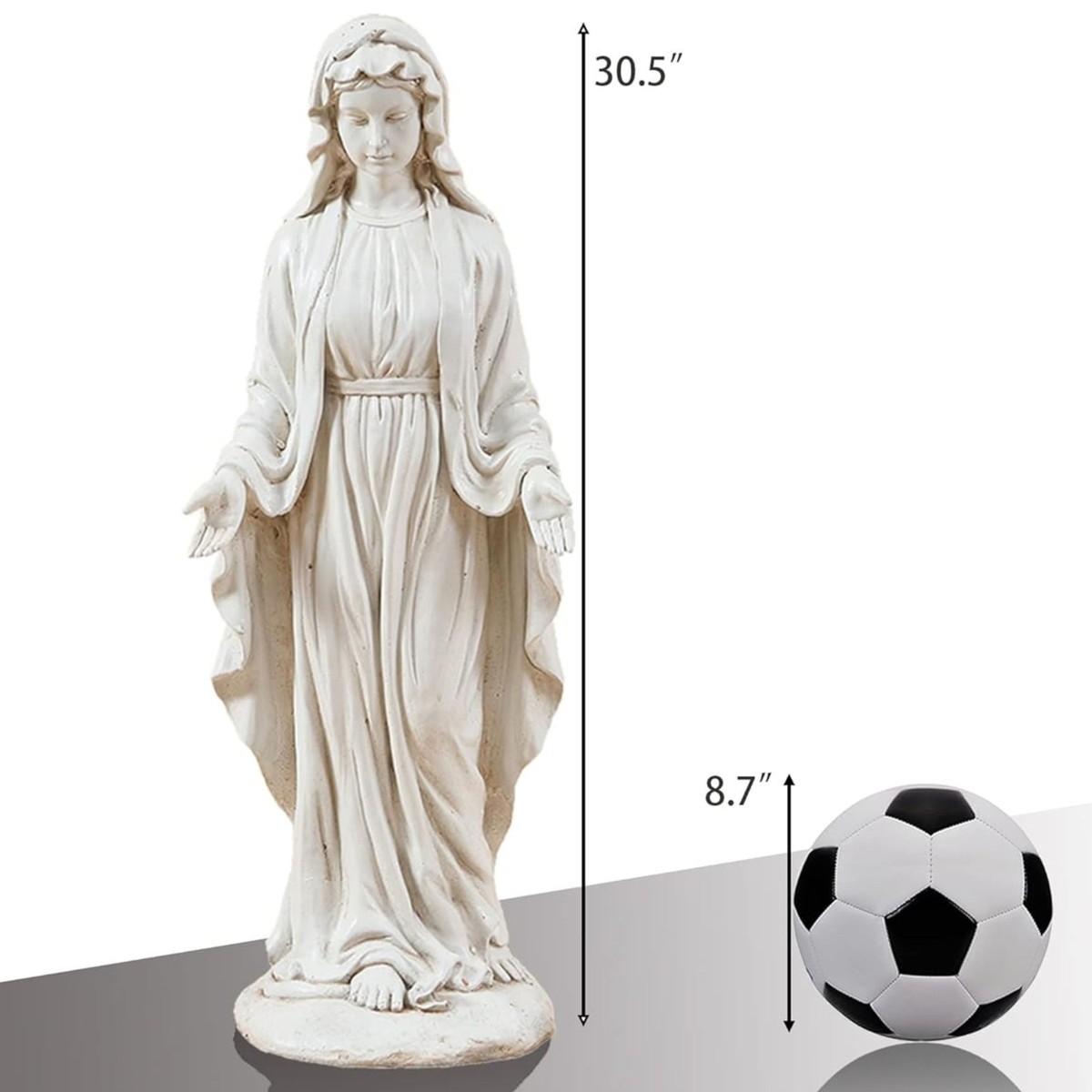 Mary Statue In Yard at Jackie Proctor blog