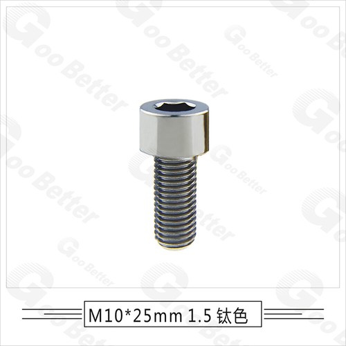 M10 Titanium Allen Bolts Hex Socket Cap Head Ti Screws for Bicycle Motorcycle - Picture 9 of 19