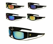 KHAN Sunglasses Mirror Sport Baseball Golf Fishing Running Plastic Frames Men.