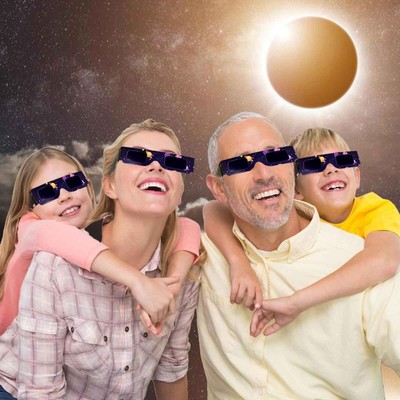 Set of 10 Solar Eclipse Glasses Approved 2024,Safe Shades for Direct Sun Viewing