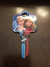 DISNEY FROZEN BLANK HOUSE KEY FOR  SCHLAGE SC1 