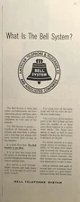 Bell Telephone System is an Idea Spirit Of Service Vintage Print Ad 1958
