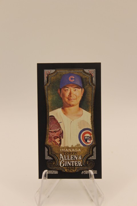 2024 Topps Allen & Ginter #181 Shota Imanaga Mini Black Border Chicago Cubs