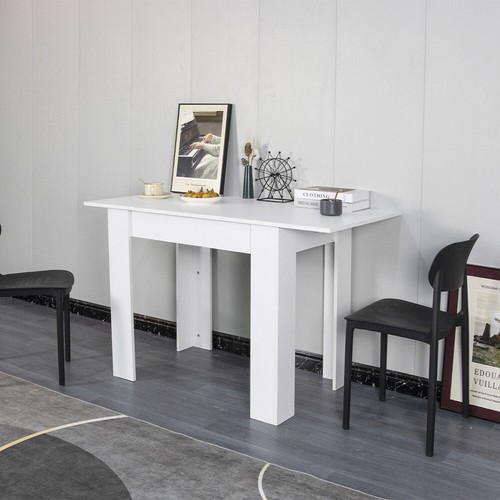 Tavolo Allungabile Cucina Sala Pranzo da 90 a 120 x60x78cm Bianco Estensibile - Foto 2 di 12