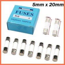 5x20mm Ceramic Quick Fast Acting Blow Fuse - 0.1A 0.5A 1A 1.5A 2A 2.5A 3A - 30A