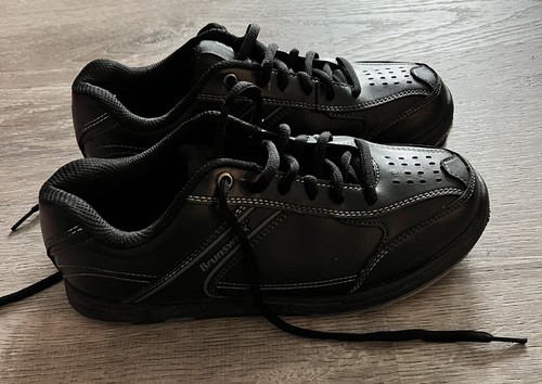 Men's Bowling Shoes Brunswick Flyer Flex Slide Black Size 6 M-001 - Picture 4 of 6