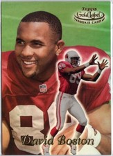 1999 Topps Gold Label David Boston Rookie Card Class 1 #82