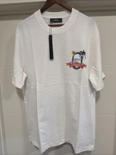 Amiri Ivory/White  T-Shirt Size XXL Stretch Fit