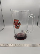 BC Boston College Eagles Heavy Glass Beer Pitcher by Boelter