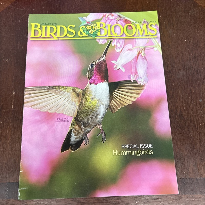 Hummingbird Special Edition Magazine 2008 Birds & Blooms June/July