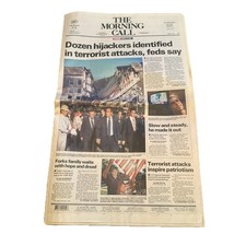 The Morning Call Newspaper September 13, 2011 Dozen Hijackers Terrorist Attack