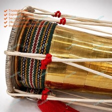 South India Traditional Instrument Brass Urumi (Urmi) With Stick With Bag