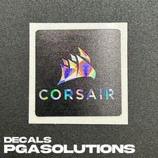 1x Corsair Desktop / Laptop Custom Sticker Label Prismatic