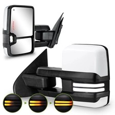 Towing Mirrors for Chevy Silverado/GMC Sierra 1500 2014-2018 , 2500HD/3500HD...