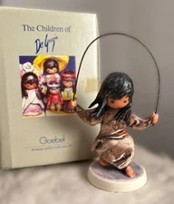 DEGRAZIA MERRILY PORCELAIN FIGURINE- THE CHILDREN OF DEGRAZIA GOEBEL COLLECTION