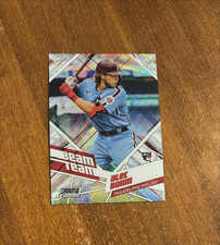 Alec Bohm 2021 Stadium Club Chrome Beam Team Wave Rookie Phillies Shockers RC