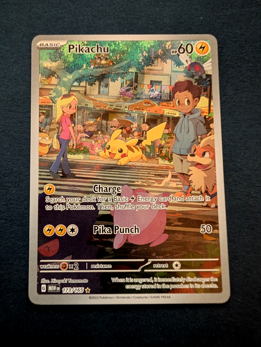 Pikachu #173/165 Pokemon SV: Scarlet & Violet 151 NM | eBay