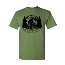 Hide and Seek Champion Bigfoot Sasquatch Unisex Cotton T-shirt