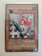 Yugioh! Injection Fairy Lily LOD-100 Secret Rare LP
