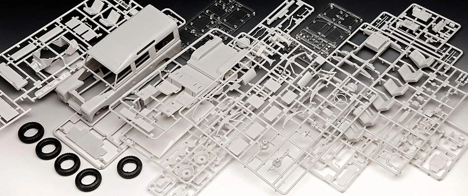 REVELL - Modello LAND ROVER Serie III LWB da montare e verniciare - 1/24 - RE... - Immagine 3 di 4