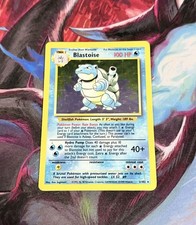 🔴 Tinta Red Dot Error Blastoise - Juego Base 2/102 1999 🔴