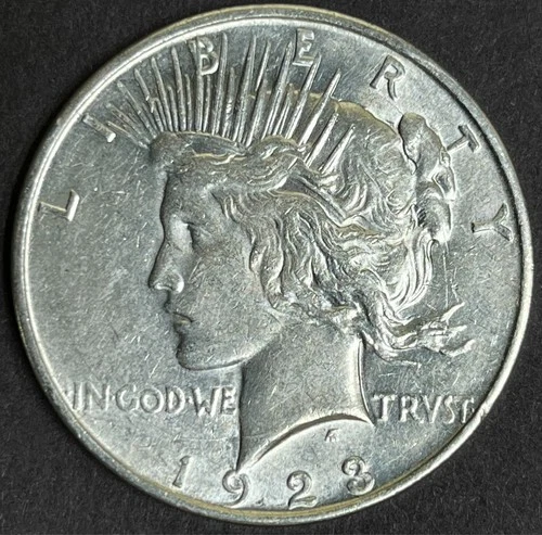 1923-D High Grade Silver Peace Dollar MS/BU