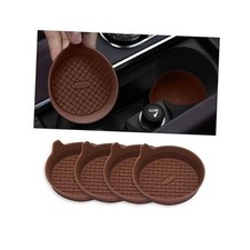 4 Pack Car Cup Coasters, Silicone Insert Recessed Car Cup Holder Coffee